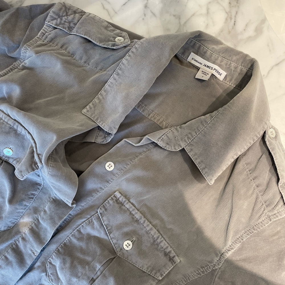 JAMES PERSE Long-Sleeve Button-Up